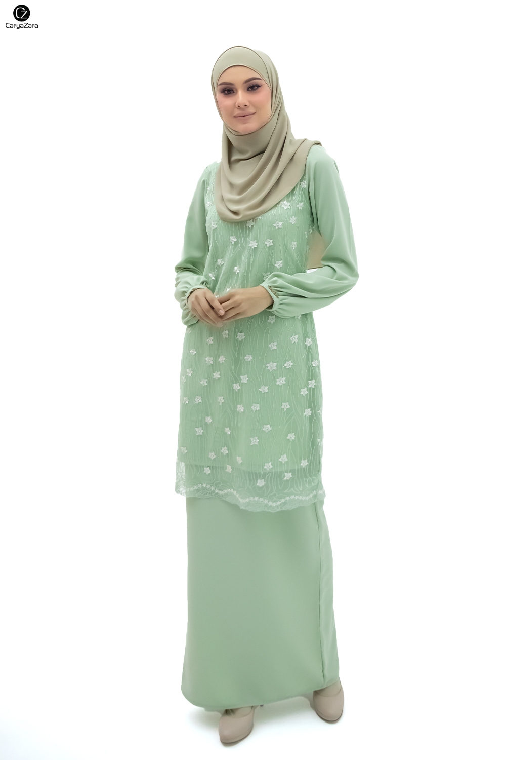 Lateefa Luxe - Mint Green